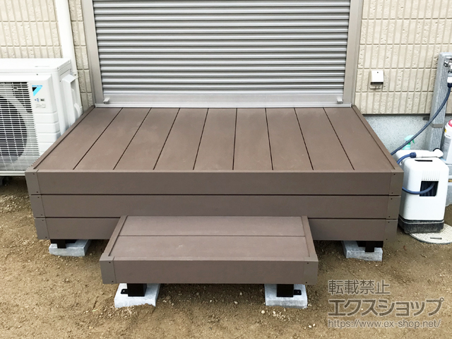 兵庫県神戸市ののウッドデッキ リウッドデッキ 200 施工例