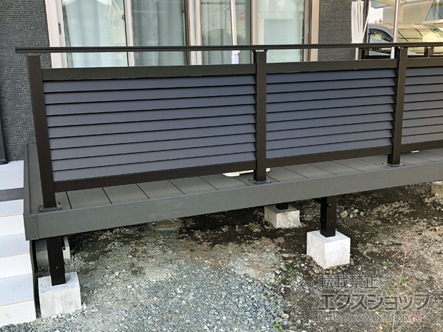 熊本県熊本市ののウッドデッキ リウッドデッキ 200 施工例