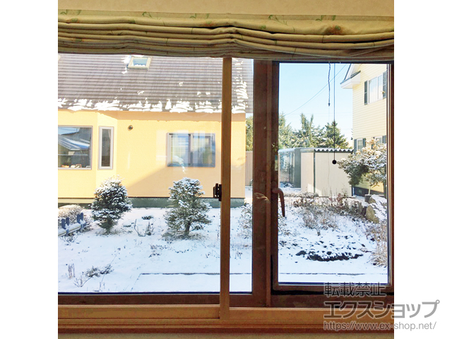 北海道上川郡東神楽町のの二重窓（内窓） プラマードU 引違い窓 2枚建 施工例