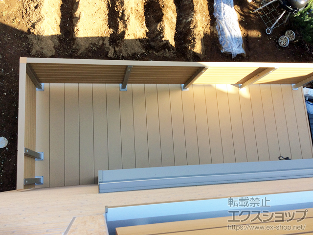 千葉県千葉市ののウッドデッキ リウッドデッキ 200 施工例