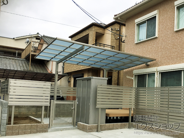 福岡県福岡市ののカーポート エフルージュグラン　積雪〜20cm対応 施工例