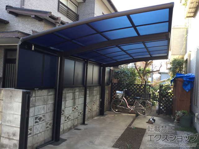 東京都八王子市ののカーポート レイナポートグラン　積雪〜20cm対応 施工例