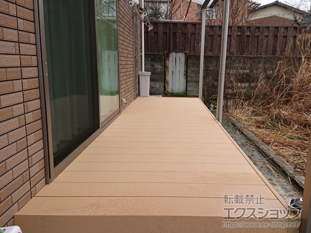 愛媛県大洲市ののウッドデッキ リウッドデッキ 200 施工例