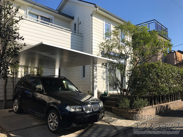 神奈川県藤沢市ののカーポート カーポートSC 積雪〜20cm対応 施工例