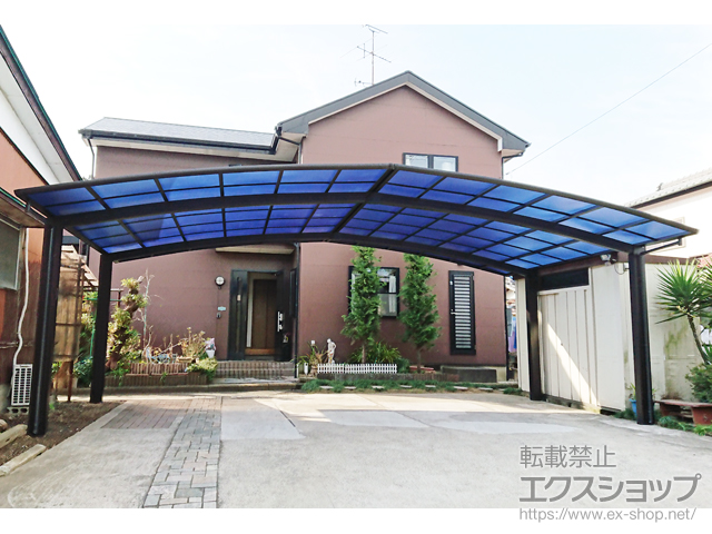 千葉県市原市ののカーポート レイナトリプルポートグラン　積雪〜20cm対応 施工例