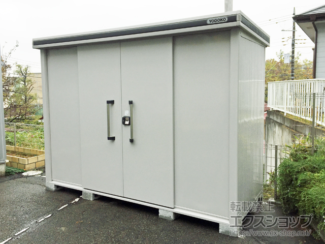 東京都町田市のの物置・屋外倉庫 エルモ 積雪型 2920×1170×2121（LMDS-2911） LMDS-2911-CB 施工例
