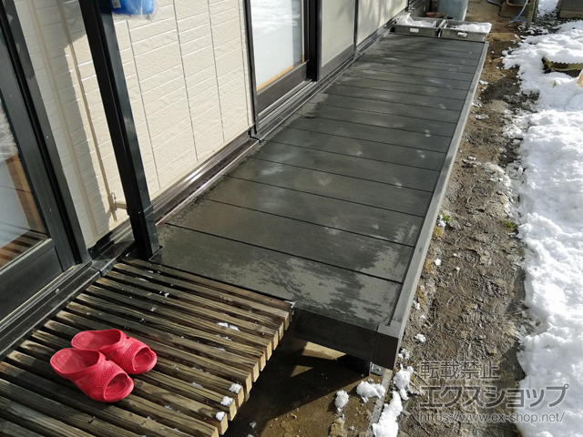 長野県長野市ののウッドデッキ リウッドデッキ 200 施工例