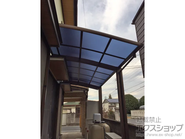 群馬県太田市のYKKAPのカーポート レイナポートグラン 積雪〜20cm対応 施工例