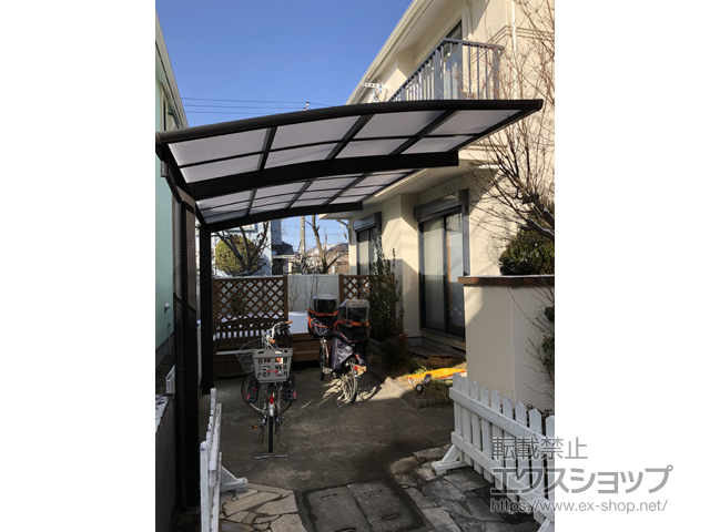 東京都小平市ののカーポート プレシオスポート 積雪〜20cm対応 施工例