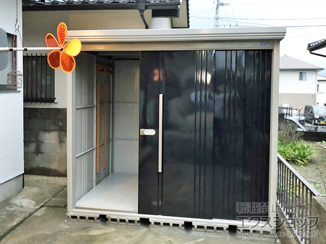 熊本県熊本市のの物置・屋外倉庫 Mr.ストックマンダンディ 一般型 2348×1590×2110 ND-2315-Y-K 施工例