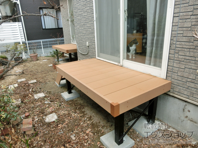 宮城県多賀城市ののウッドデッキ マージウッドデッキ 施工例