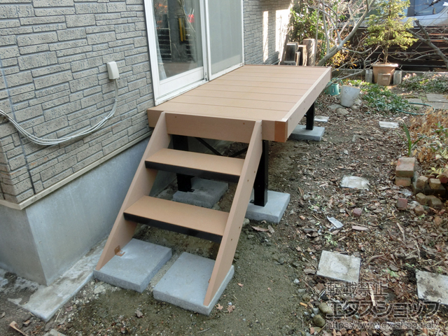 宮城県多賀城市ののウッドデッキ マージウッドデッキ 施工例