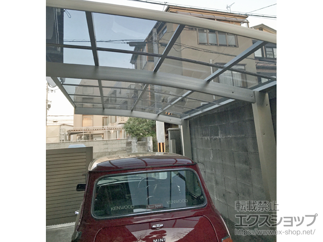 大阪府豊中市ののカーポート プレシオスポート 積雪〜20cm対応 施工例