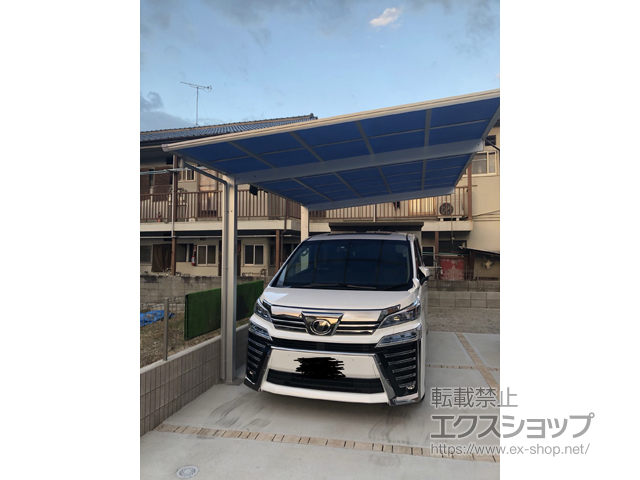 広島県広島市ののカーポート エフルージュグラン　積雪〜20cm対応 施工例