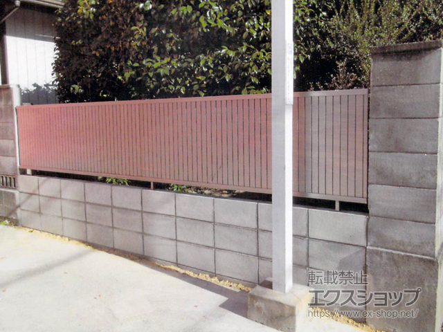 愛知県名古屋市ののフェンス・柵 プレスタフェンス6型 フリーポールタイプ 施工例