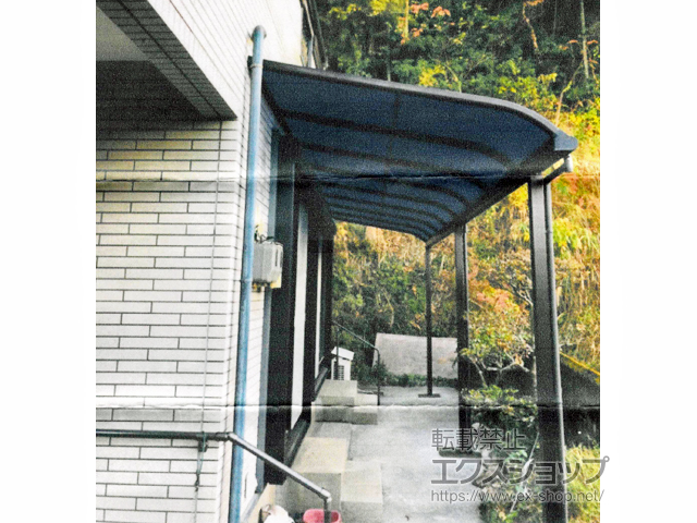 宮崎県延岡市ののテラス屋根 ヴェクターテラス R型 テラスタイプ 連棟 積雪〜20cm対応 施工例