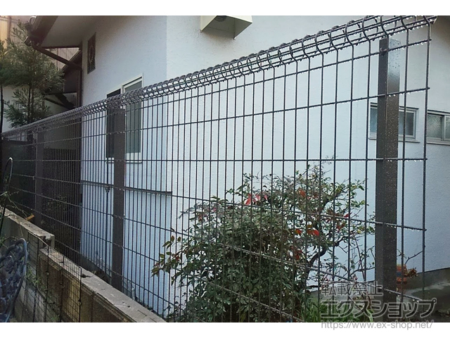 京都府京都市ののフェンス・柵 ハイグリッドフェンス11型　 フリーポールタイプ 施工例