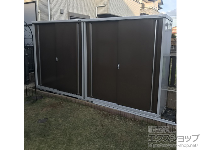 茨城県神栖市のの物置・屋外倉庫 シンプリー 一般型 1740×755×1903 MJX-177E-TB 施工例