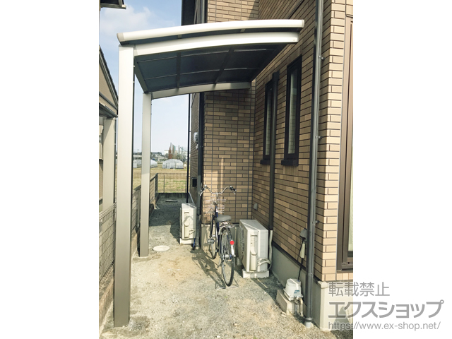 福岡県行橋市ののサイクルポート・駐輪場 ネスカRミニ (ラウンドスタイル) 積雪〜20cm対応 施工例