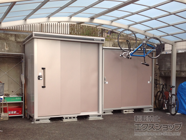 東京都板橋区のの物置・屋外倉庫 エルモ 一般型 1870×1170×2121（LMD-1811） LMD-1811-MR 施工例