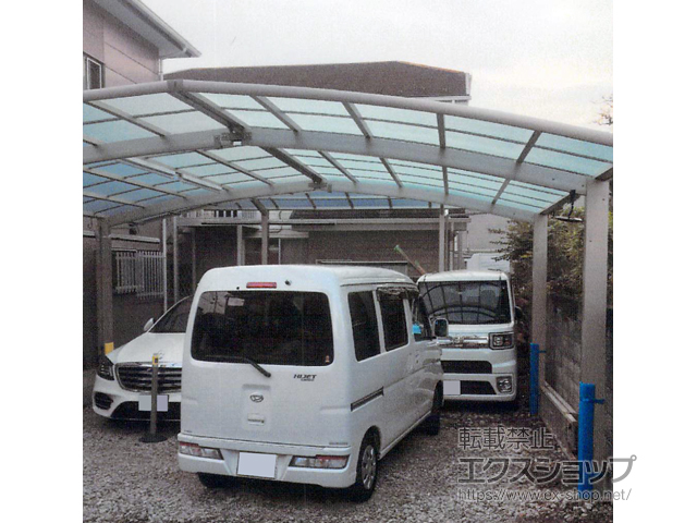 神奈川県横浜市ののカーポート レイナポートグラン　積雪〜20cm対応 施工例