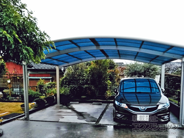 熊本県八代市ののカーポート レイナツインポートグラン　積雪〜20cm対応 施工例