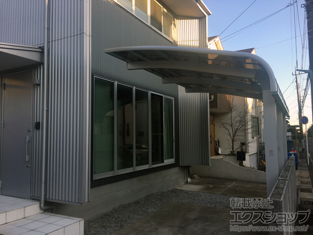千葉県市川市のLIXIL リクシル（トステム）のカーポート テールポートシグマIII 1500 積雪〜50cm対応 施工例
