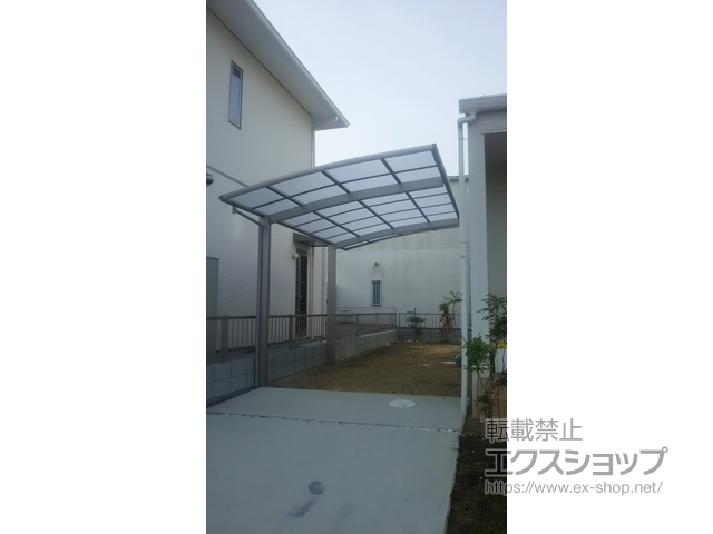 岡山県岡山市ののカーポート レイナポートグラン　積雪〜20cm対応 施工例