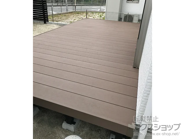 福岡県福岡市ののフェンス・柵・塀、ウッドデッキ リウッドデッキ 200 施工例