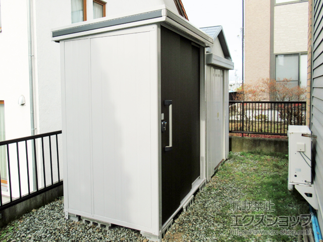山形県山形市のの物置・屋外倉庫 エルモ 積雪型 1870×1170×2121（LMDS-1811） LMDS-1811-DW 施工例