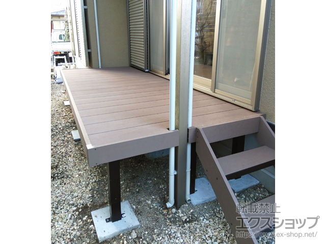 滋賀県大津市ののウッドデッキ リウッドデッキ 200 施工例