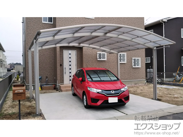 茨城県水戸市ののカーポート レイナツインポートグラン　積雪〜20cm対応 施工例