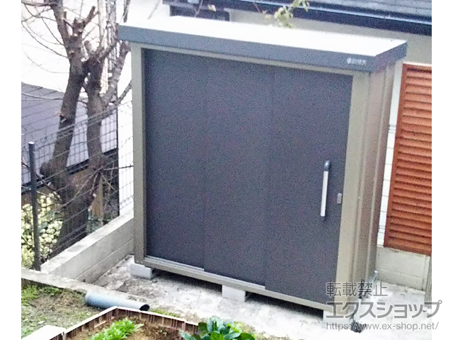 神奈川県横浜市のの物置・屋外倉庫 エスケーエイト SK8-50 一般型 1800×800×1940 SK8-50-GK 施工例