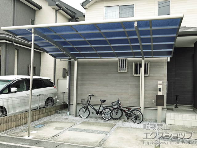 埼玉県川越市ののカーポート レイナポートグラン　積雪〜20cm対応 施工例