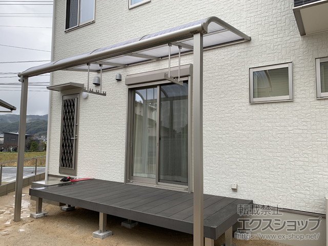 長崎県佐世保市ののウッドデッキ リウッドデッキ 200 施工例