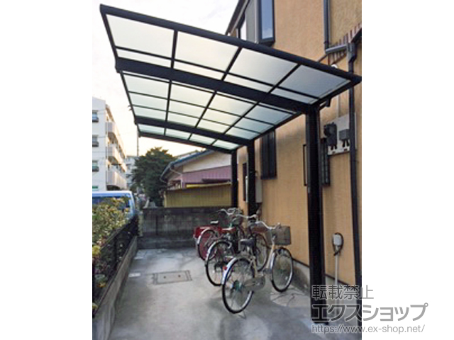 東京都東村山市ののカーポート カムフィエース 延長 積雪〜20cm対応 施工例