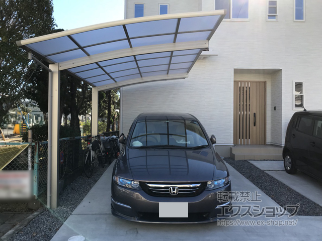 静岡県静岡市ののカーポート プレシオスポート 積雪〜20cm対応 施工例
