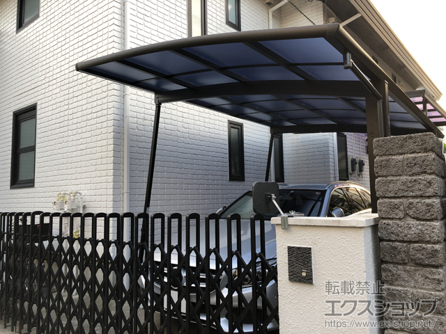 東京都世田谷区ののカーポート レイナポートグラン　積雪〜20cm対応 施工例