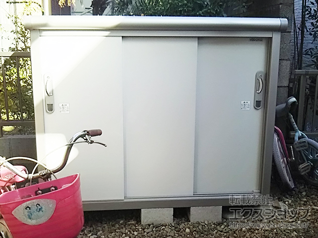 埼玉県さいたま市のの物置・屋外倉庫 エスモ 一般型 1350×650×1101（ESE-1306Y） ESE-1306Y-PW 施工例