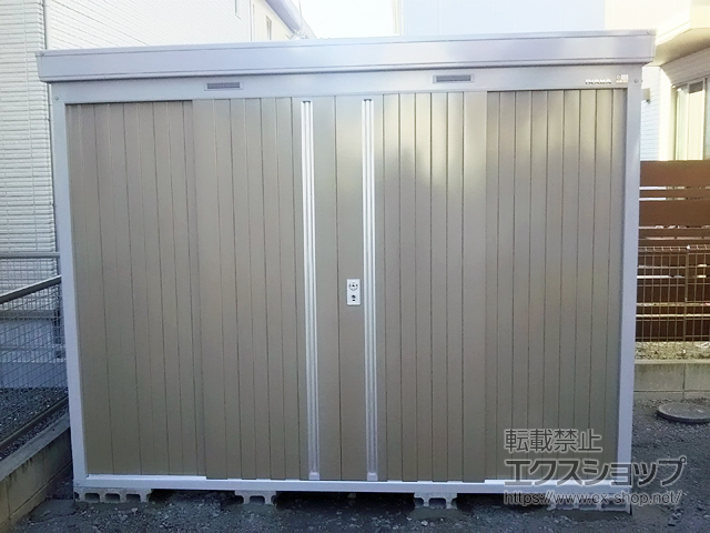 熊本県熊本市のの物置・屋外倉庫 ネクスタ 一般型 2630×1790×2020 NXN-50S-MB 施工例