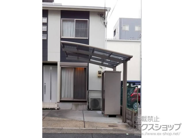 兵庫県神戸市ののカーポート ネスカR (ラウンドスタイル) 積雪〜20cm対応 施工例