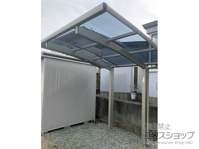 宮城県仙台市ののサイクルポート・駐輪場 プレシオスポート ミニ 積雪〜20cm対応 施工例