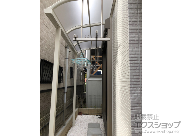 埼玉県草加市ののテラス屋根 ヴェクターテラス R型 テラスタイプ 単体 積雪〜20cm対応 施工例