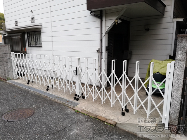 兵庫県神戸市ののカーゲート トリップゲート RB型 ノンレール 両開き親子*(24S+44M) 施工例