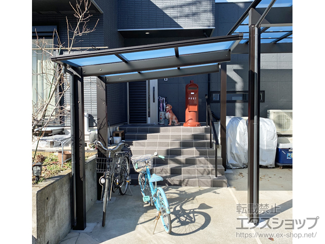 東京都八王子市ののサイクルポート・駐輪場 エフルージュグランミニ 積雪〜20cm対応 施工例