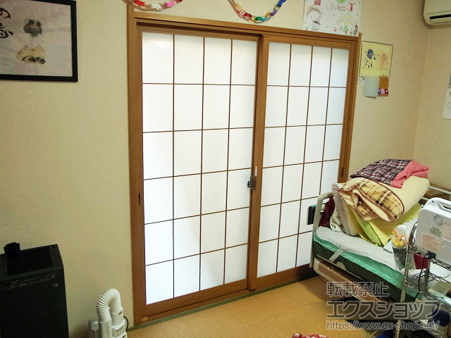 奈良県天理市のの二重窓（内窓） インプラス ダストバリア仕様 引違い窓 2枚建 施工例