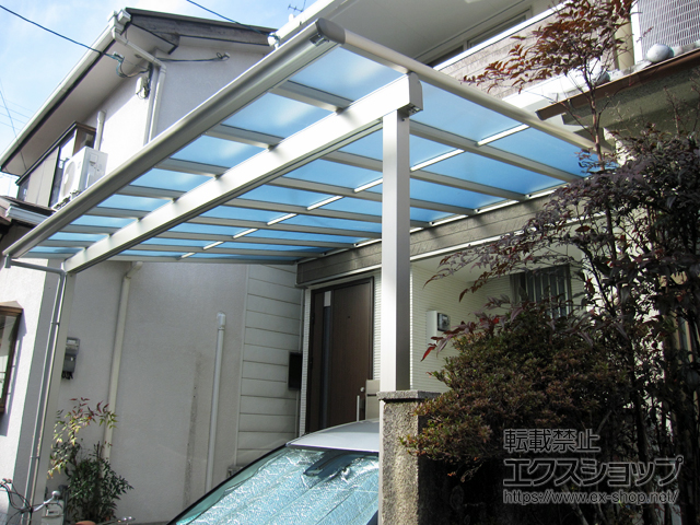 京都府京都市ののテラス屋根 ヴェクターテラス F型 テラスタイプ 単体 積雪〜20cm対応 施工例