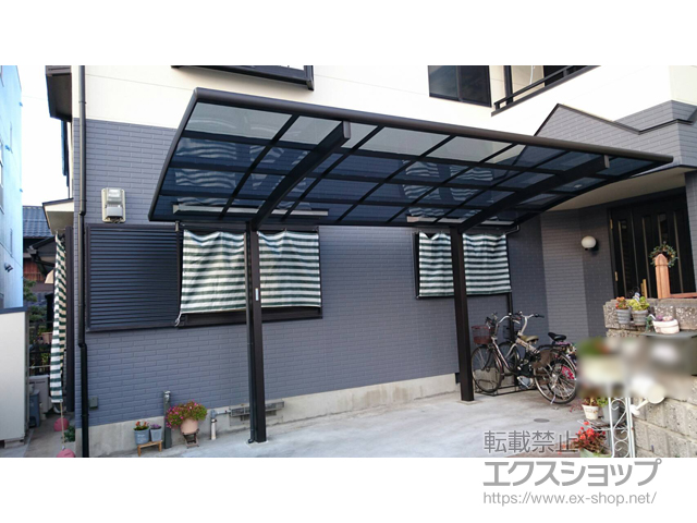 大阪府堺市ののカーポート プレシオスポート 積雪〜20cm対応 施工例