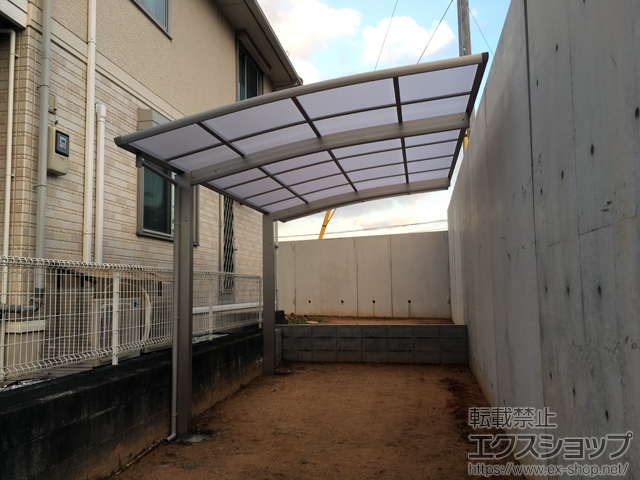 福岡県太宰府市ののカーポート プレシオスポート 積雪〜20cm対応 施工例