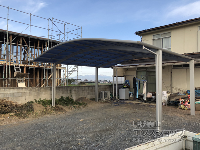 埼玉県深谷市ののカーポート レイナツインポートグラン　積雪〜20cm対応 施工例